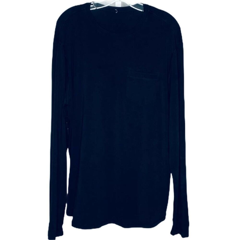 Lululemon Women's Shirt Top M Athletic Back In Action Long Sleeve‎ Black NWOT